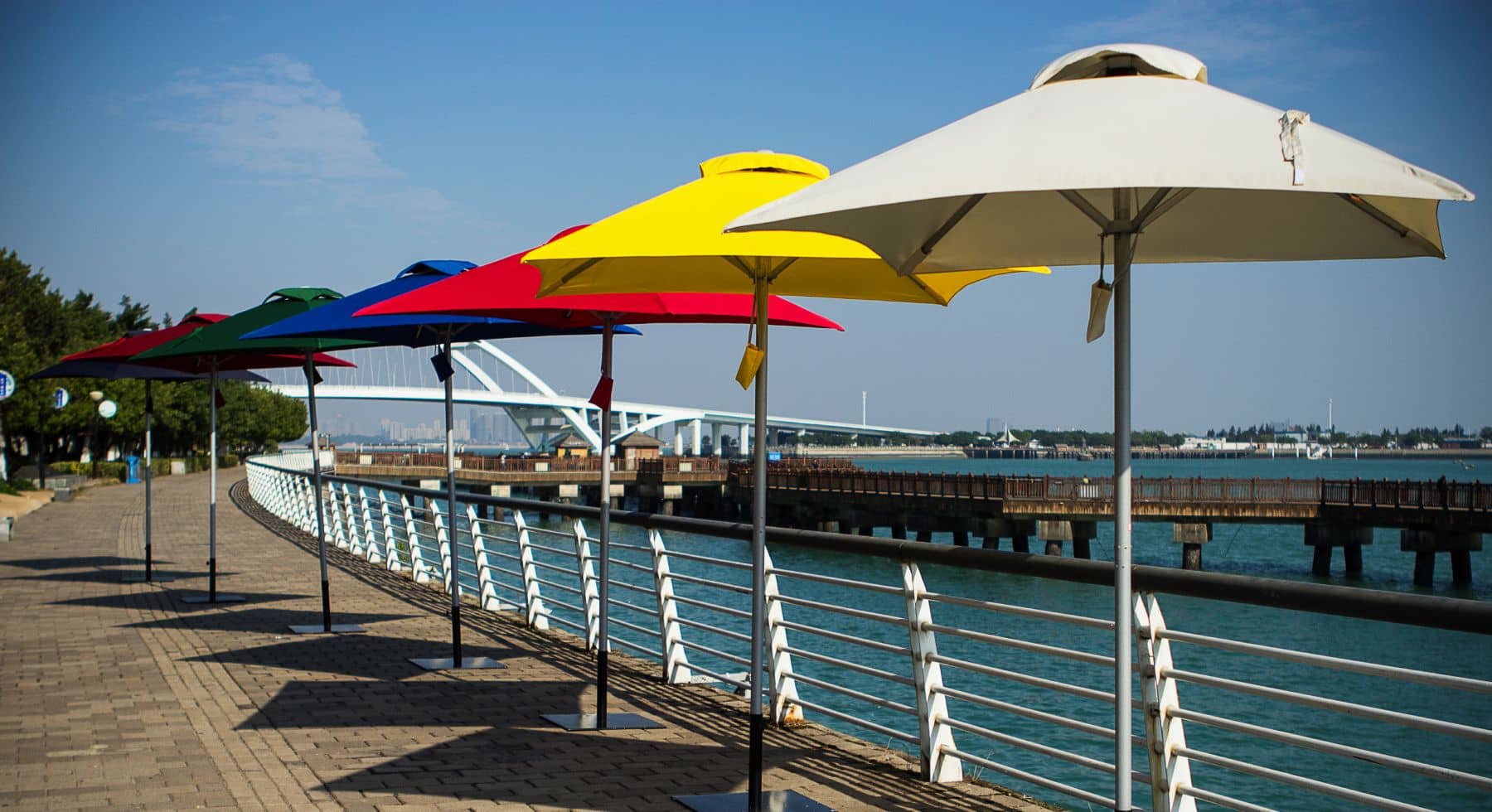 Premium outdoor shade umbrellas for commercial and residential spaces in Australia.